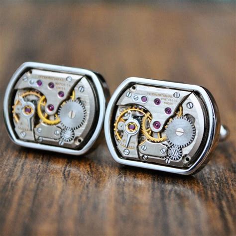 IWC Watch Cufflinks: Shop IWC Movement Cufflinks .